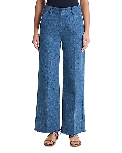 Michael Kors Frayed Hem Denim Pants