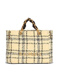 Balmain Plaid Tweed 1945 Tote Bag
