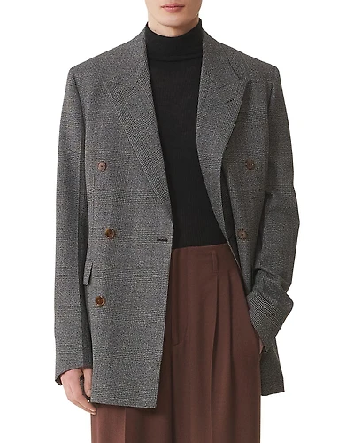 Lanvin Prince Of Wales Wool Jacket
