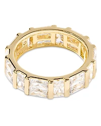 Kendra Scott Jamie Baguette Crystal Eternity Band Ring