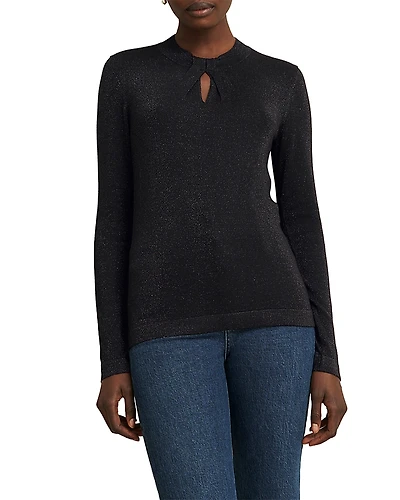 Hobbs London Effie Sparkle Crewneck Sweater
