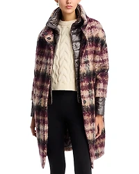 Herno Check Woven Coat