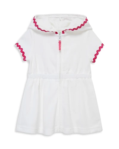 Little Me Girls' Zip Dress Swim Cover-Up - Baby