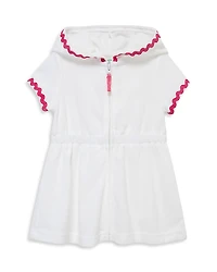 Little Me Girls' Zip Dress Swim Cover-Up - Baby