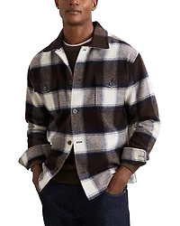 Reiss Checked Twin Pocket Overshirt