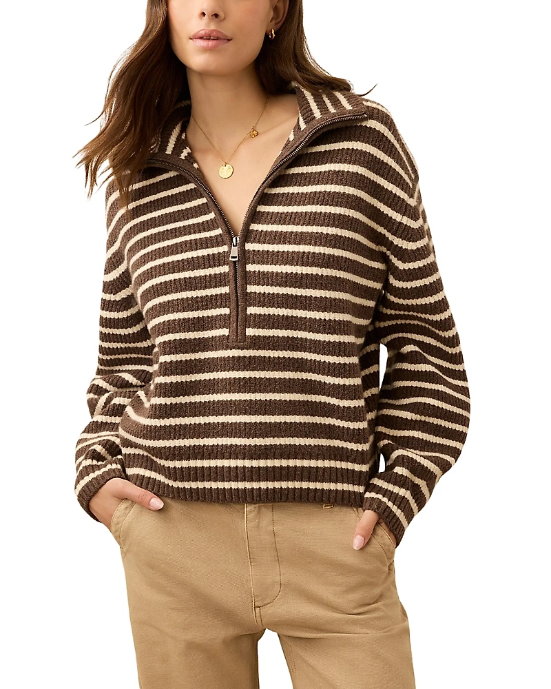Faherty Jackson Quarter Zip Sweater