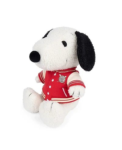 Bon Ton Toys Peanuts Snoopy Sitting With Varsity Jacket Plush - Ages 5-7 Years