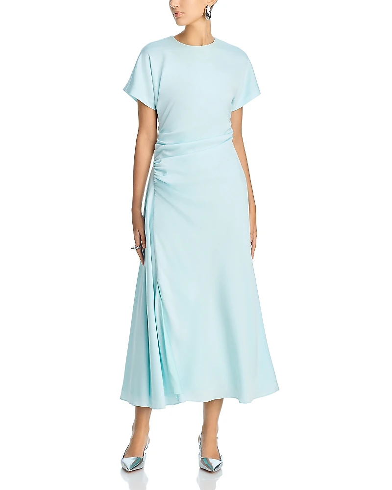 Simkhai Marabella Draped Midi Dress