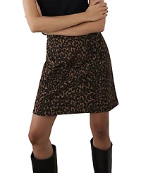 Mint Velvet Women's Print Mini Skirt