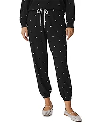 Splendid Love Lounge Embroidered Jogger Pants