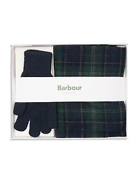 Barbour Tartan Scarf & Glove Gift Set