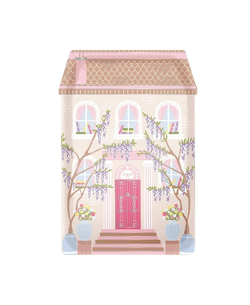 Jollity & Co. Book Club Die-Cut House Paper Dinner Plates, Set of 8