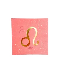Jollity & Co. Zodiac Themed Paper Party Large Napkins, Set of 16