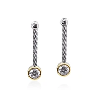 Alor Day Diamonds Round Drop Earrings, 1.00 Tcw Lab Grown