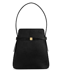 Toteme Belted Calf Hair Bucket Bag