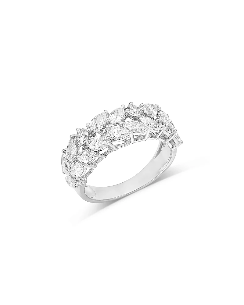 Bloomingdale's Fine Collection Luxe Collection Certified Lab Grown Diamond Mixed Cut Band