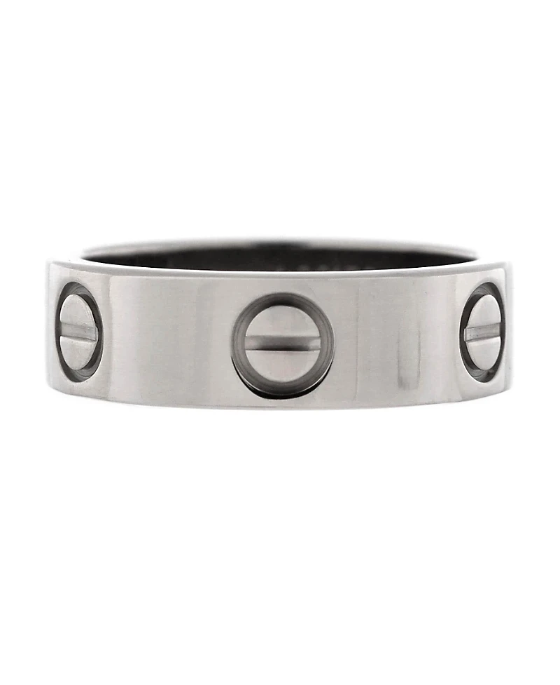 Pre-Owned Cartier Love Band Ring 18K White Gold