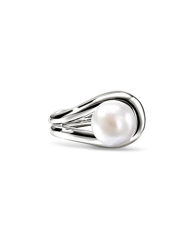 John Hardy Sterling Silver Surf Cultured Freshwater Pearl Ring