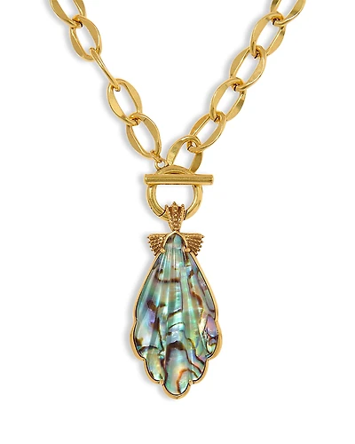 Kendra Scott Iridescent Shell Alexa Convertible Pendant Necklace, 32