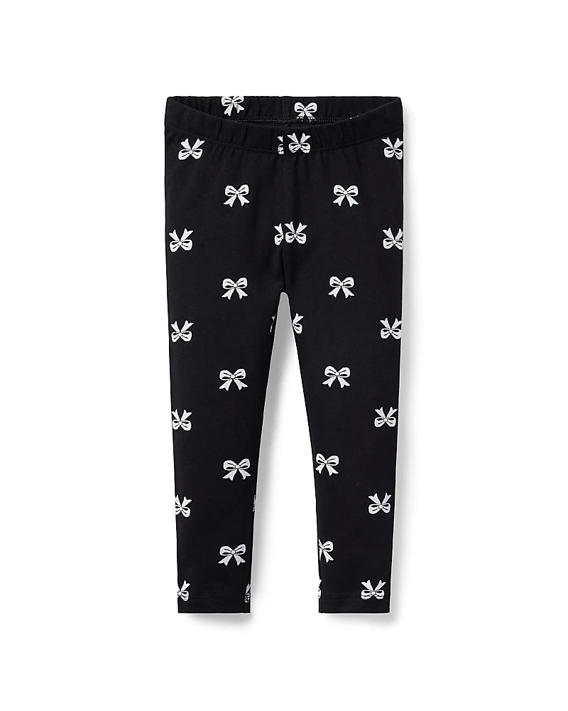 Janie and Jack Girls' The Everyday Bow Legging - Baby, Little Kid