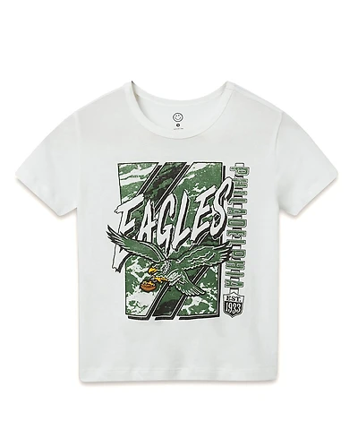 Junk Food Clothing Unisex Nfl Philadelphia Eagles Icon Tee - Little Kid, Big Kid