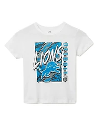 Junk Food Clothing Unisex Nfl Detroit Lions Icon Tee - Little Kid, Big Kid