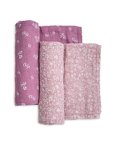Aden and Anais Girls' Cotton Muslin Swaddle Blankets, 2 Pack