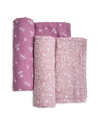Aden and Anais Girls' Cotton Muslin Swaddle Blankets, 2 Pack