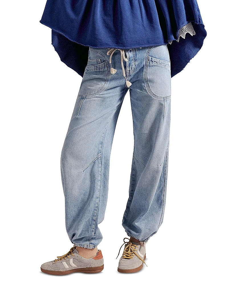 Free People Love Language Pull On Jeans