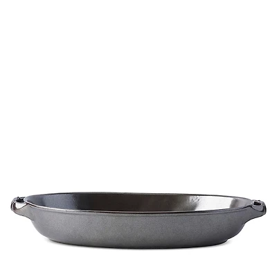 Juliska Pewter Stoneware 15.5 Shallow Baker