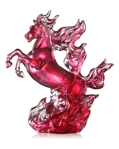 Liuli Triumphant Ascent Limited Edition Crystal Glass Sculpture
