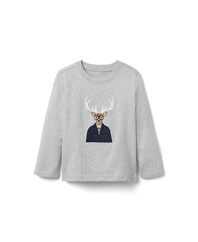 Janie and Jack Boys' Dapper Deer Tee - Baby, Little Kid, Big Kid