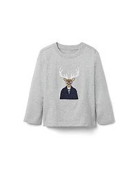 Janie and Jack Boys' Dapper Deer Tee - Baby, Little Kid, Big Kid