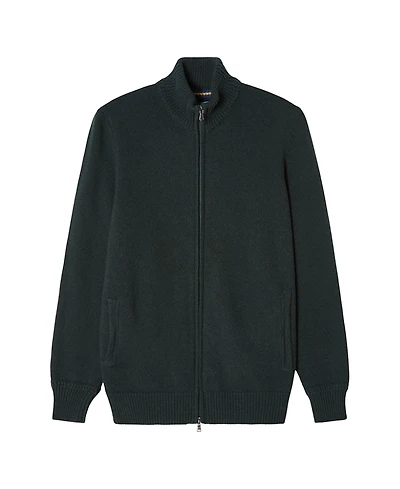 Robert Talbott Graham Cashmere Blend Full Zip Sweater