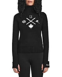 Rudsak Elizabeth Knit Ski Motif Turtleneck