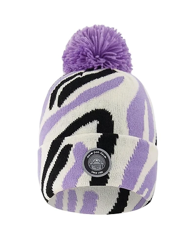 Deux par Girls' Lined Knit Allover Pompom Hat - Little Kid, Big Kid