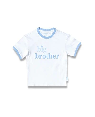 Bits & Bows Boys' Big Brother Crewneck T-shirt - Baby