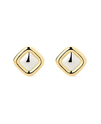 Ana Luisa Clara Two Tone Stud Earring