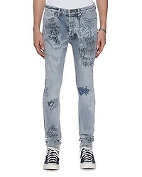Ksubi Van Winkle Rogue Graphic Blue Jeans