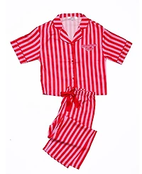 Sunshine Society Girls' Christmas Club Short Sleeve Pants Set - Little Kid, Big Kid