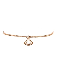Pre-Owned Bvlgari Divas' Dream Open Bracelet 18K Rose Gold and Diamonds