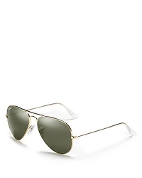 Unisex Polarized Brow Bar Aviator Sunglasses