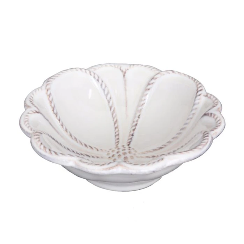 Jardins du Monde Whitewash 4" Blossom Bowl