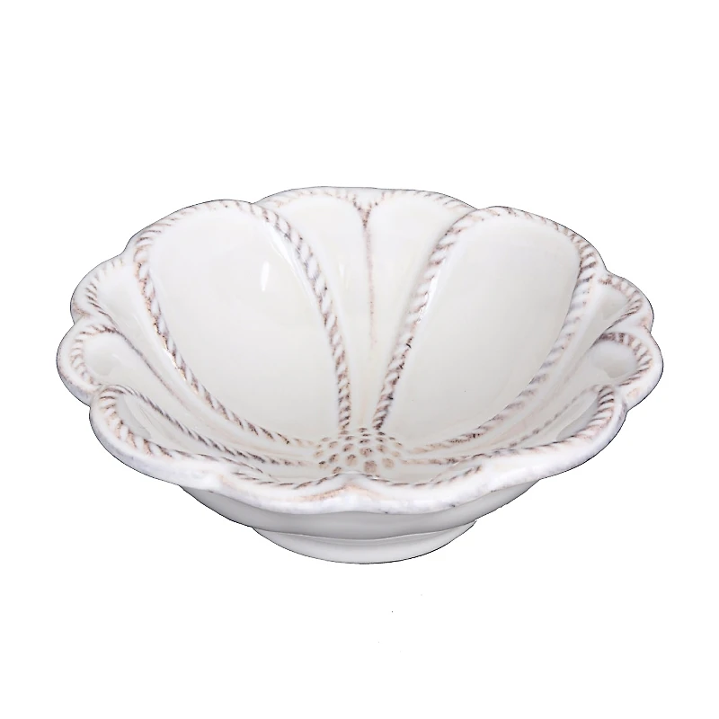 Juliska Jardins du Monde Whitewash 4 Blossom Bowl