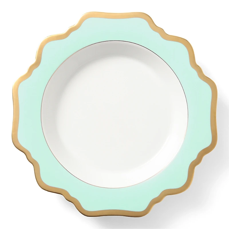 Anna Weatherley Anna's Palette Aqua Green Soup & Pasta Bowl