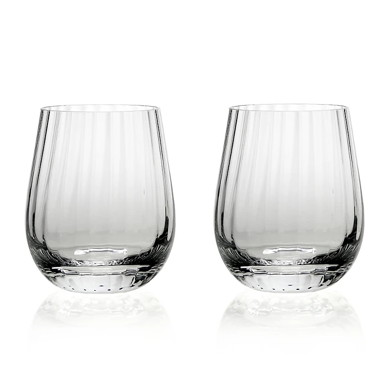 William Yeoward Crystal American Bar Corinne Barrel Tumbler, Set of 2