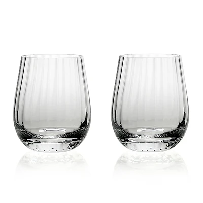 William Yeoward Crystal American Bar Corinne Barrel Tumbler, Set of 2