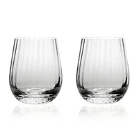 William Yeoward Crystal American Bar Corinne Barrel Tumbler, Set of 2