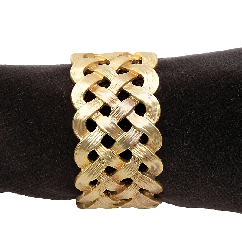 L'Objet Matte Braid Napkin Jewel Rings