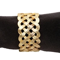 L'Objet Matte Braid Napkin Jewel Rings